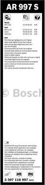 BOSCH 3 397 118 997 - Spazzola tergi autozon.pro