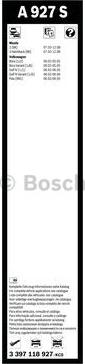 BOSCH 3 397 118 927 - Spazzola tergi autozon.pro