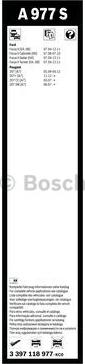 BOSCH 3 397 118 977 - Spazzola tergi autozon.pro