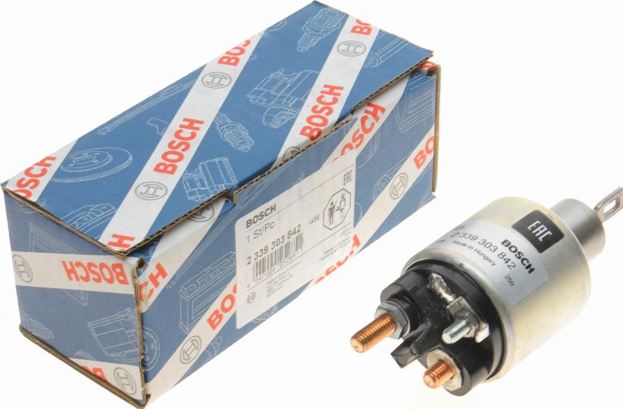 BOSCH 2 339 303 842 - Elettromagnete, Motore d'avviamento autozon.pro