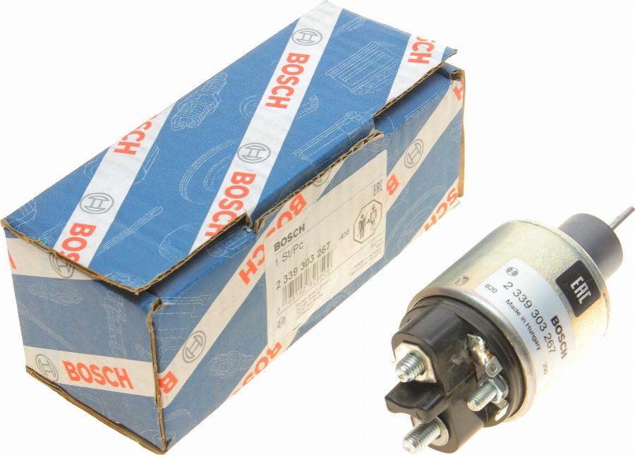 BOSCH 2 339 303 267 - Elettromagnete, Motore d'avviamento autozon.pro