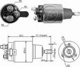 BOSCH 2339303221 - Elettromagnete, Motore d'avviamento autozon.pro