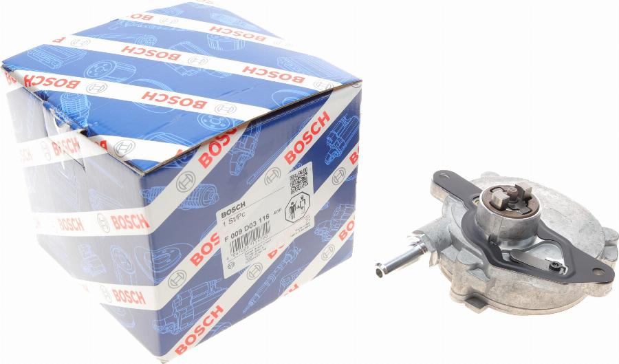 BOSCH F 009 D03 116 - Pompa depressione, Sistema frenante autozon.pro