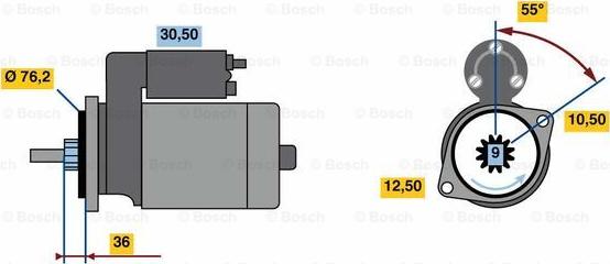 BOSCH F 000 AL0 335 - Motorino d'avviamento autozon.pro