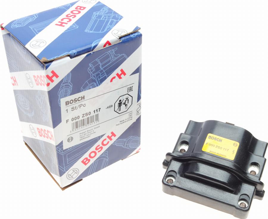 BOSCH F 000 ZS0 117 - Bobina d'accensione autozon.pro