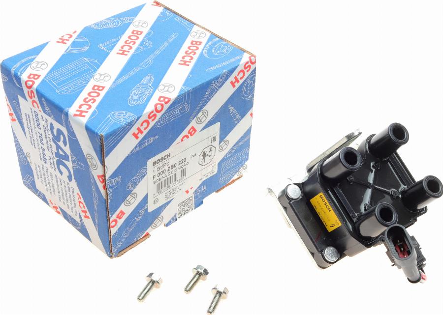 BOSCH F 000 ZS0 222 - Bobina d'accensione autozon.pro