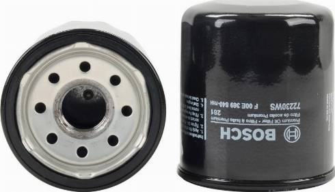 BOSCH F 00E 369 840 - Filtro olio autozon.pro