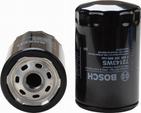 BOSCH F 00E 369 860 - Filtro olio autozon.pro