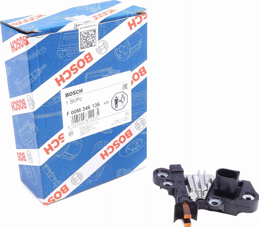 BOSCH F 00M 346 136 - Regolatore alternatore autozon.pro