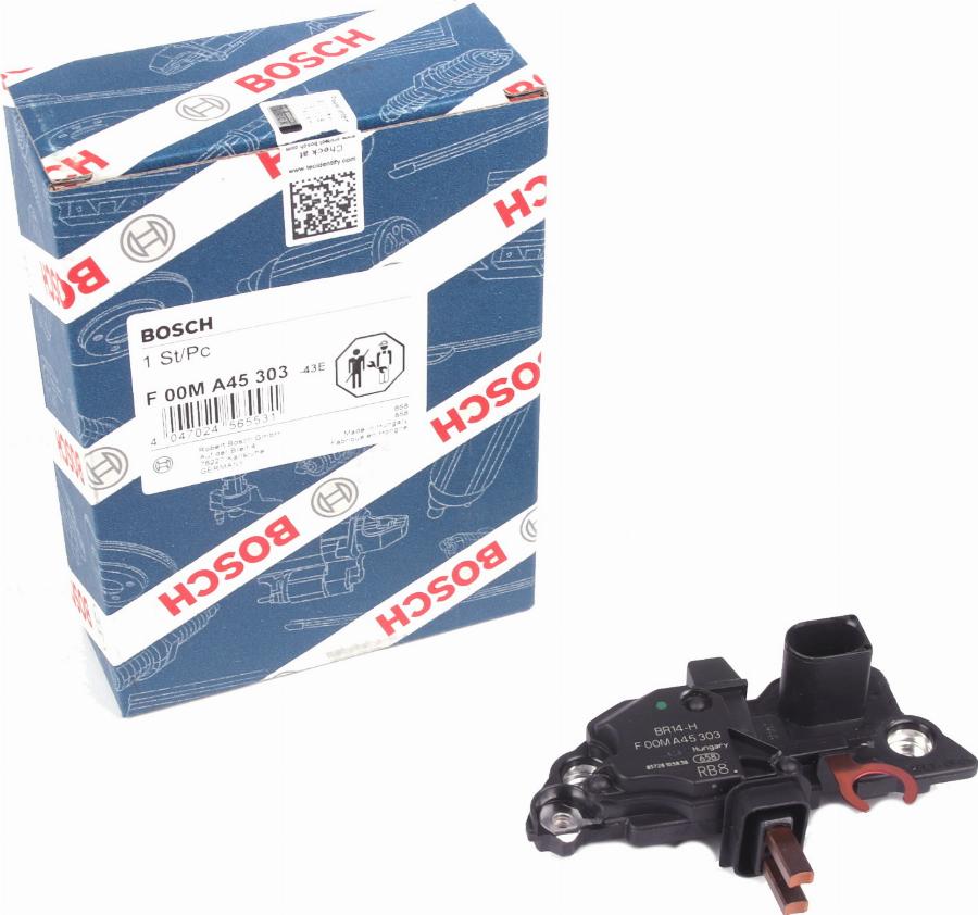 BOSCH F 00M A45 303 - Regolatore alternatore autozon.pro