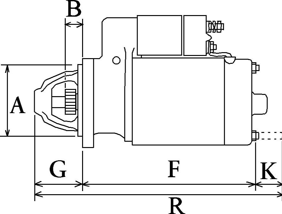 BOSCH F 032 112 373 - Motorino d'avviamento autozon.pro