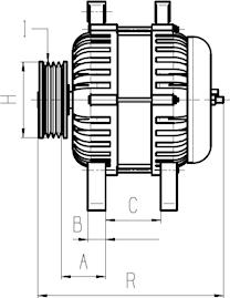 BOSCH F 032 111 989 - Alternatore autozon.pro