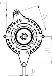 BOSCH F 032 111 629 - Alternatore autozon.pro