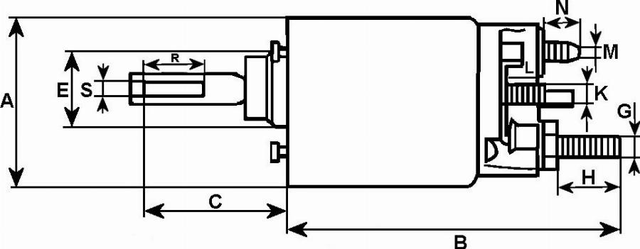 BOSCH F 032 134 824 - Elettromagnete, Motore d'avviamento autozon.pro