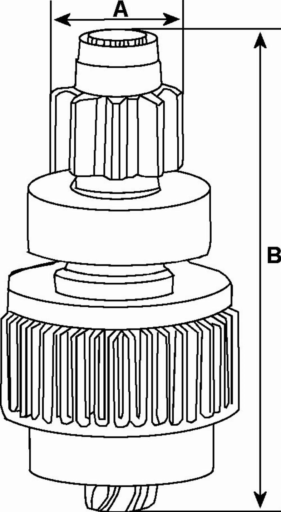 BOSCH F 032 135 002 - Pignone, Motorino d'avviamento autozon.pro