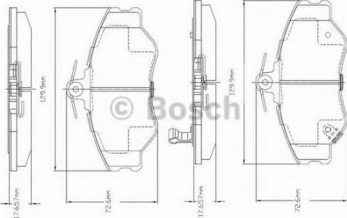 BOSCH F 03A 150 011 - Kit pastiglie freno, Freno a disco autozon.pro