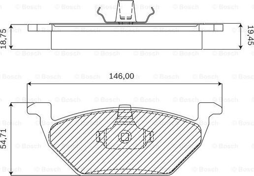 BOSCH F 03B 050 024 - Kit pastiglie freno, Freno a disco autozon.pro