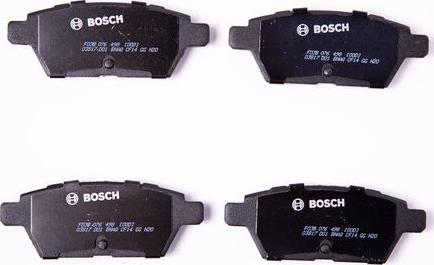 BOSCH F 03B 076 498 - Kit pastiglie freno, Freno a disco autozon.pro