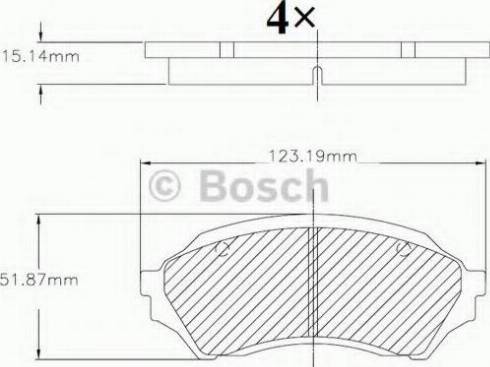 BOSCH F 03B 150 068 - Kit pastiglie freno, Freno a disco autozon.pro