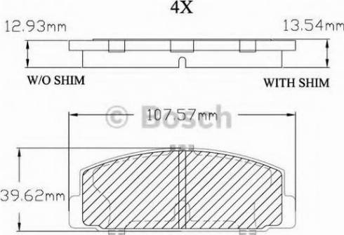 BOSCH F 03B 150 012 - Kit pastiglie freno, Freno a disco autozon.pro