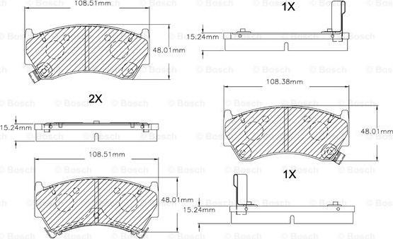 BOSCH F 03B 150 037 - Kit pastiglie freno, Freno a disco autozon.pro