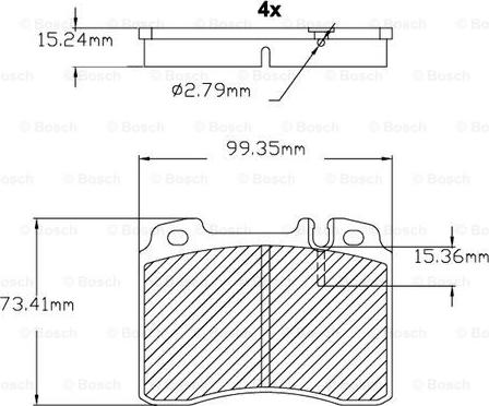 BOSCH F 03B 150 022 - Kit pastiglie freno, Freno a disco autozon.pro