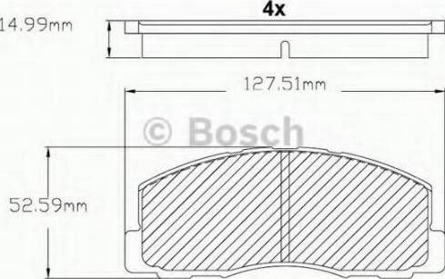 BOSCH F 03B 150 215 - Kit pastiglie freno, Freno a disco autozon.pro