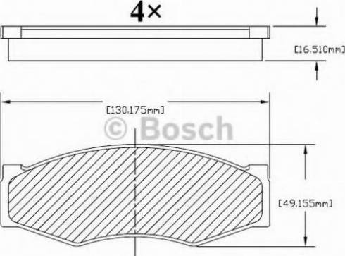 BOSCH F 03B 150 213 - Kit pastiglie freno, Freno a disco autozon.pro