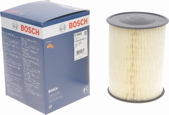 BOSCH F 026 400 492 - Filtro aria autozon.pro