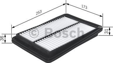 BOSCH F 026 400 465 - Filtro aria autozon.pro