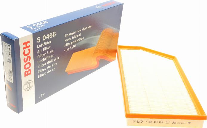 BOSCH F 026 400 468 - Filtro aria autozon.pro