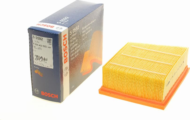 BOSCH F 026 400 592 - Filtro aria autozon.pro