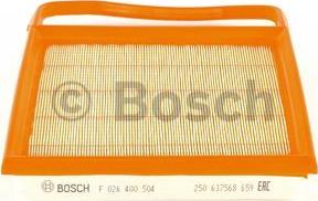 BOSCH F 026 400 504 - Filtro aria autozon.pro