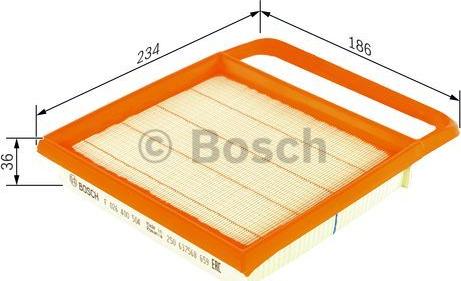 BOSCH F 026 400 504 - Filtro aria autozon.pro