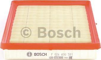 BOSCH F 026 400 581 - Filtro aria autozon.pro