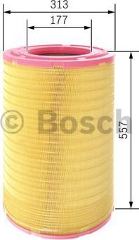 BOSCH F 026 400 527 - Filtro aria autozon.pro