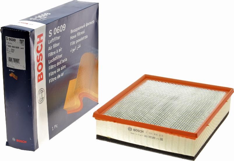 BOSCH F 026 400 609 - Filtro aria autozon.pro