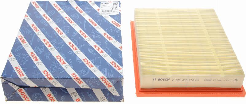 BOSCH F 026 400 630 - Filtro aria autozon.pro