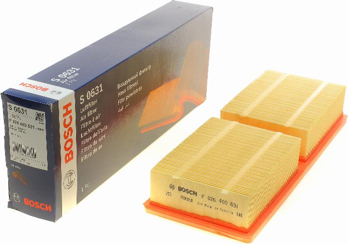 BOSCH F 026 400 631 - Filtro aria autozon.pro