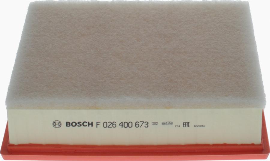 BOSCH F 026 400 673 - Filtro aria autozon.pro