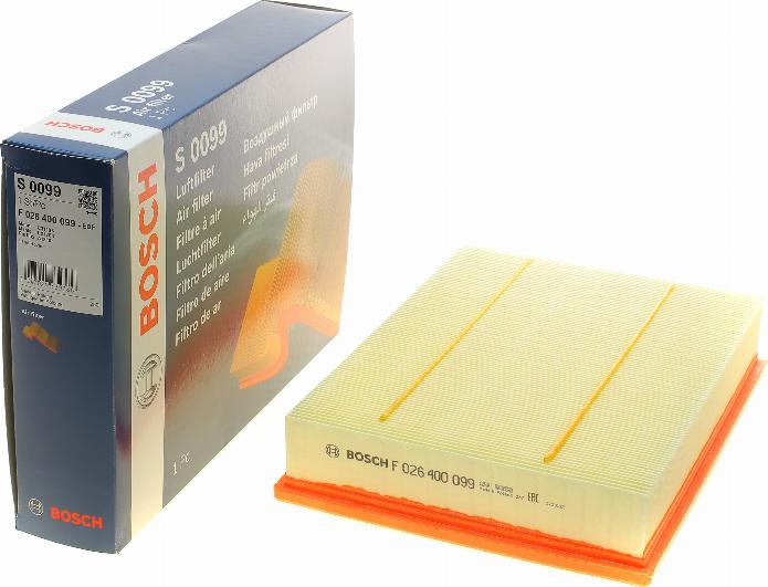 BOSCH F 026 400 099 - Filtro aria autozon.pro