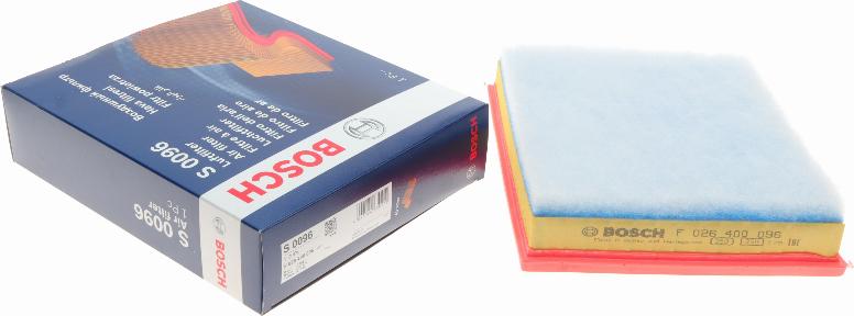 BOSCH F 026 400 096 - Filtro aria autozon.pro