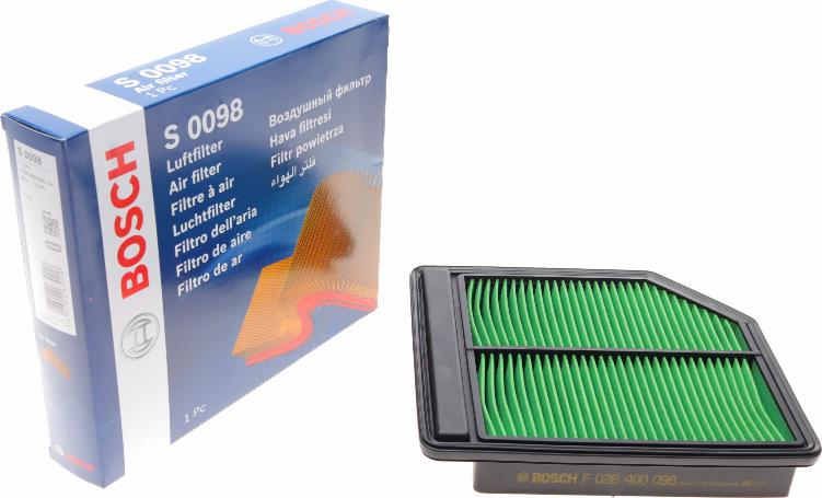 BOSCH F 026 400 098 - Filtro aria autozon.pro