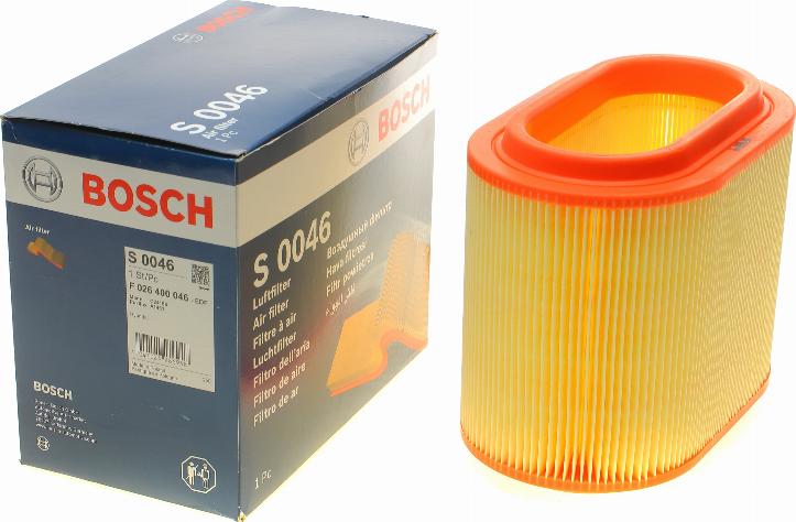 BOSCH F 026 400 046 - Filtro aria autozon.pro