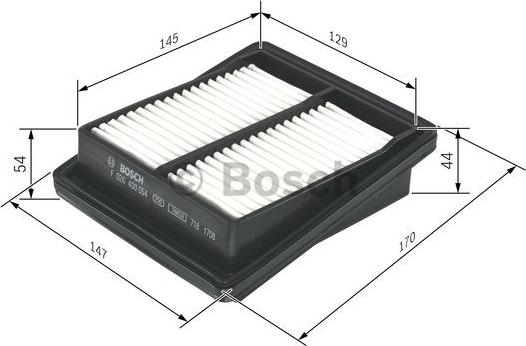 BOSCH F 026 400 054 - Filtro aria autozon.pro