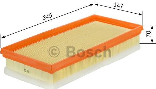 BOSCH F 026 400 058 - Filtro aria autozon.pro