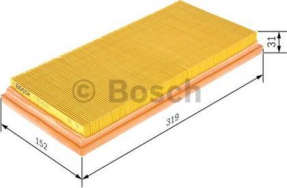 BOSCH F 026 400 053 - Filtro aria autozon.pro