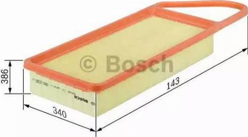 BOSCH F 026 400 005 - Filtro aria autozon.pro