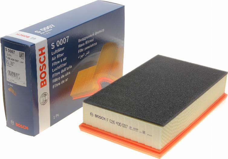 BOSCH F 026 400 007 - Filtro aria autozon.pro