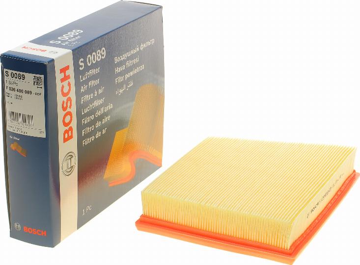 BOSCH F 026 400 089 - Filtro aria autozon.pro